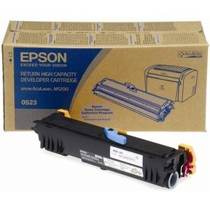 Epson S050521 / S050523 toner cartridge zwart hoge capaciteit (origineel)