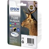 Epson Stag T1306 DURABrite Ultra Ink inktcartridge 1 stuk(s) Origineel Cyaan, Magenta, Geel