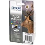Epson Stag T1306 DURABrite Ultra Ink inktcartridge 1 stuk(s) Origineel Cyaan, Magenta, Geel