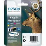 Epson Stag T1306 DURABrite Ultra Ink inktcartridge 1 stuk(s) Origineel Cyaan, Magenta, Geel