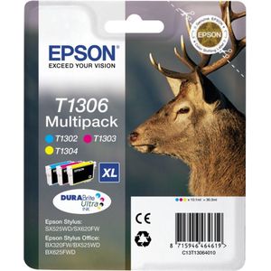 Epson Stag T1306 inktcartridge 1 stuk(s) Origineel Cyaan, Magenta, Geel