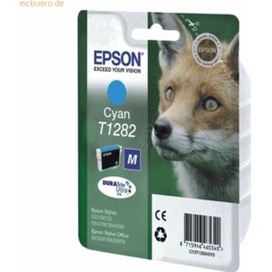 Epson Fox Singlepack Cyan T1282 DURABrite Ultra Ink