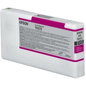 Epson T6533 Vivid Magenta Ink Cartridge (200ml) inktcartridge 1 stuk(s) Origineel Helder magenta