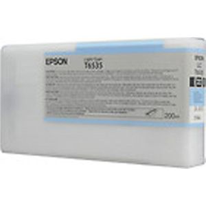 Epson T6535 inktcartridge licht cyaan (origineel)