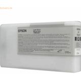 Epson T6537 inktcartridge licht zwart (origineel)