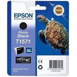 Epson T1571 inktcartridge foto zwart (origineel)
