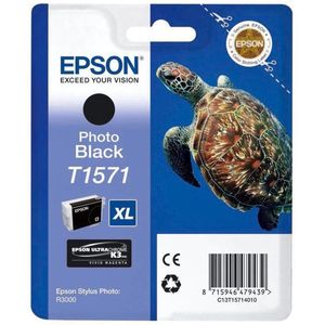 Epson - T 1571 - Inktpatroon - Photo Zwart