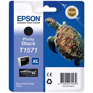 Epson inktpatroon T1571 Photo Black (origineel)