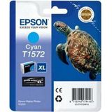 Epson Turtle T1572 inktcartridge 1 stuk(s) Origineel Hoog (XL) rendement Cyaan
