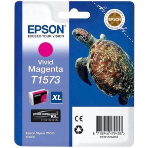 Epson Turtle T1573 inktcartridge 1 stuk(s) Origineel Hoog (XL) rendement Helder magenta