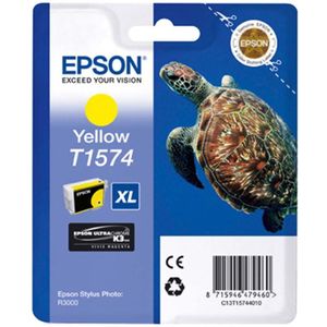 Epson T1574 inkt cartridge geel hoge capaciteit (origineel)