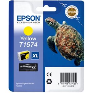 Epson Turtle T1574 inktcartridge 1 stuk(s) Origineel Hoog (XL) rendement Geel