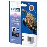 Epson T1576 inktcartridge vivid licht magenta (origineel)