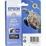 Epson Turtle T1577 inktcartridge 1 stuk(s) Origineel Hoog (XL) rendement Licht zwart