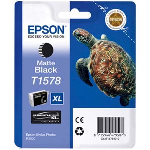 Epson T1578 inkt cartridge mat zwart hoge capaciteit (origineel)