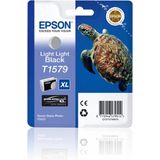 Epson Turtle T1579 inktcartridge 1 stuk(s) Origineel Hoog (XL) rendement Licht licht zwart