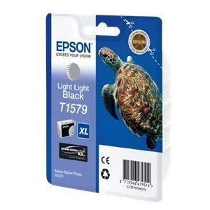 Original Epson C13T15794010 / T1579 Tintenpatrone schwarz hell hell