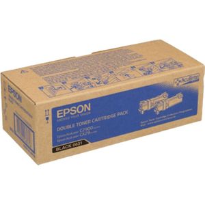 Epson S050631 toner zwart dubbelpak (origineel)