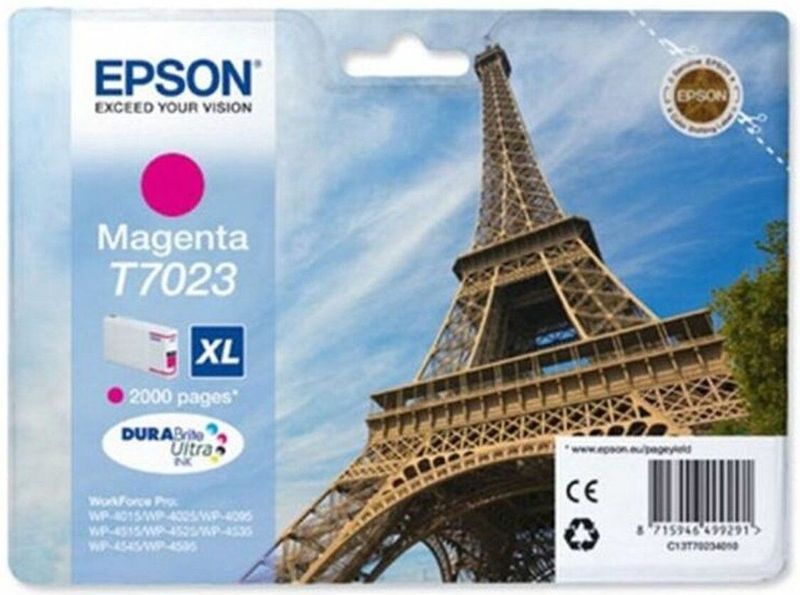 Epson Eiffel Tower T7023 inktcartridge 1 stuk(s) Origineel