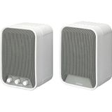 Speaker - Wit - 2.0 Audio Output - Ingebouwde Versterker