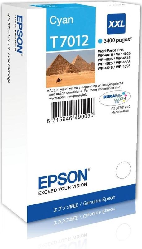 Epson T7012 (C13T70124010) Druckerpatrone - Cyan