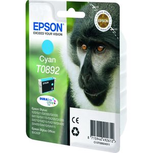 Epson Monkey T0892 inktcartridge 1 stuk(s) Origineel Cyaan