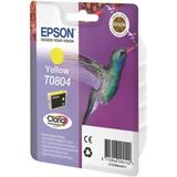Epson Hummingbird T0804 inktcartridge 1 stuk(s) Origineel Geel