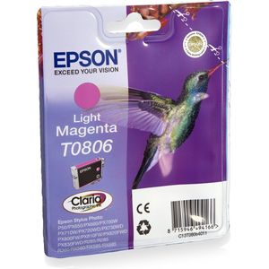 Epson Hummingbird T0806 inktcartridge 1 stuk(s) Origineel Lichtmagenta