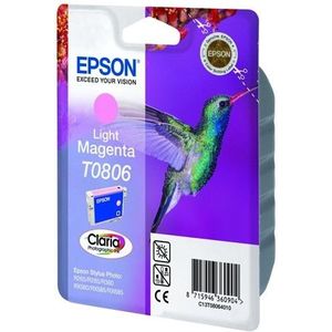 Epson T0806 inktcartridge licht magenta (origineel)