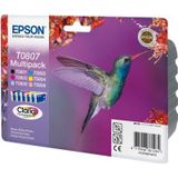 Epson Inktcartridge T0807 6-kleuren Multipack