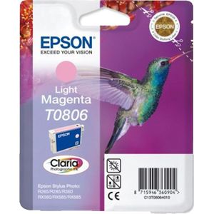 Epson T0806 inktcartridge licht magenta (origineel)