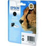 Epson Cheetah T0711 inktcartridge 1 stuk(s) Origineel Zwart