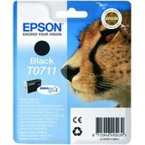 Epson Cheetah T0711 inktcartridge 1 stuk(s) Origineel Zwart