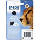 Epson Cheetah T0711 inktcartridge 1 stuk(s) Origineel Zwart