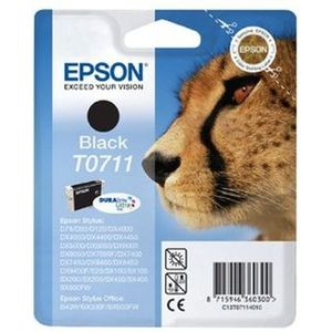 Epson Cheetah T0711 inktcartridge 1 stuk(s) Origineel Zwart