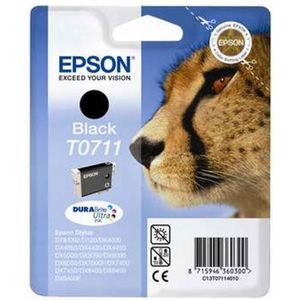 Epson T0711 (Opruiming Kapotte verpakking) zwart (C13T07114012) - Inktcartridge - Origineel Hoge Capaciteit