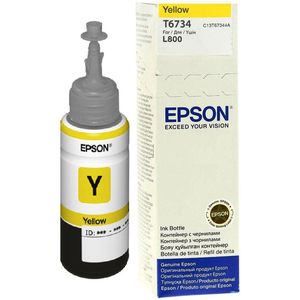 Epson T6734 inktcartridge 1 stuk(s) Origineel Normaal rendement Geel
