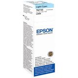 Epson T6735 inktfles licht cyaan (origineel)