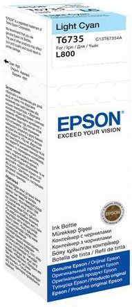 Epson T6735 inktfles licht cyaan (origineel)