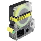 Epson LC-5YBF9 tape zwart op fluorescerend geel 18 mm origineel
