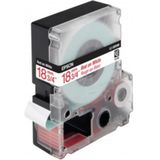 Epson LC-5WRN9 tape rood op wit 18 mm origineel