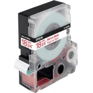 Epson LC-5WRN9 tape rood op wit 18 mm origineel