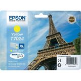 Epson Eiffel Tower T7024 inktcartridge 1 stuk(s) Origineel Hoog (XL) rendement Geel