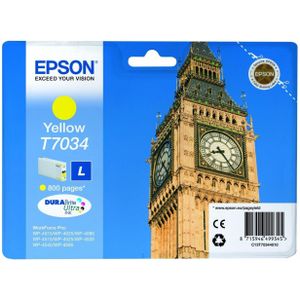 Epson T7034 inktcartridge geel (origineel)