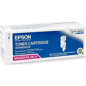 Epson S050670 toner cartridge magenta (origineel)