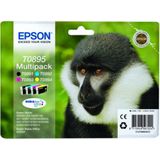 Epson T0895 Multipack zwart en kleur (C13T08954010) - Inktcartridge - Origineel