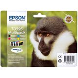 Epson T0895 Multipack zwart en kleur (C13T08954010) - Inktcartridge - Origineel