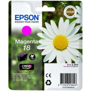 Epson Daisy C13T18034020 inktcartridge 1 stuk(s) Origineel Normaal rendement Magenta