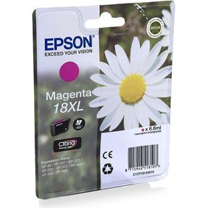 Epson T1813 nr. 18XL inkt cartridge magenta hoge capaciteit (origineel)