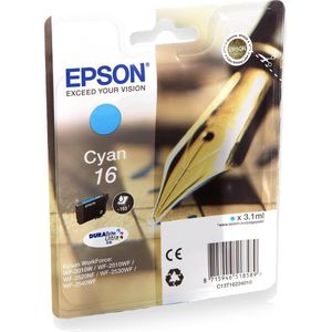 Epson Pen and crossword 16 inktcartridge 1 stuk(s) Origineel Normaal rendement Cyaan